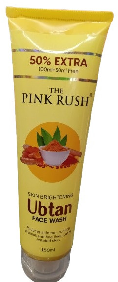 The Pink Rush Skin Brightening Ubtan Face Wash