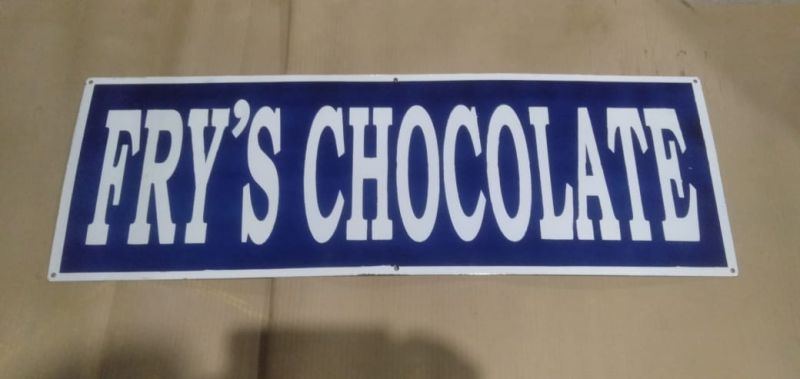 Fry\'s Chocolate Enamel Sign Board