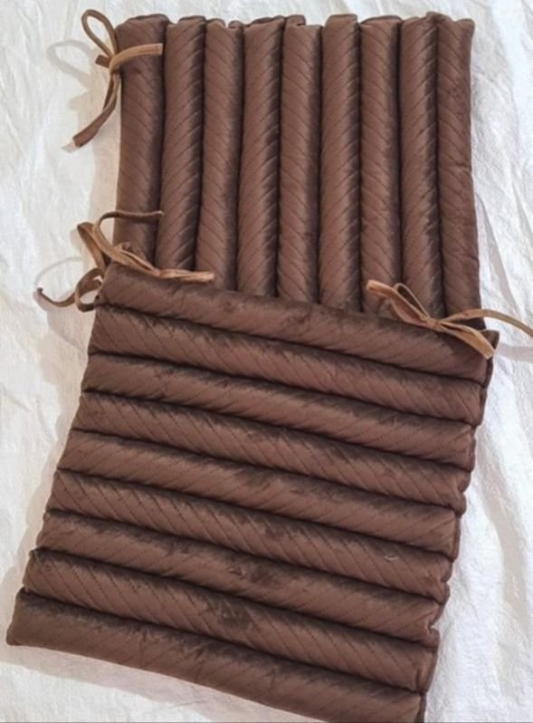 Brown Color Tubular Chair Pad