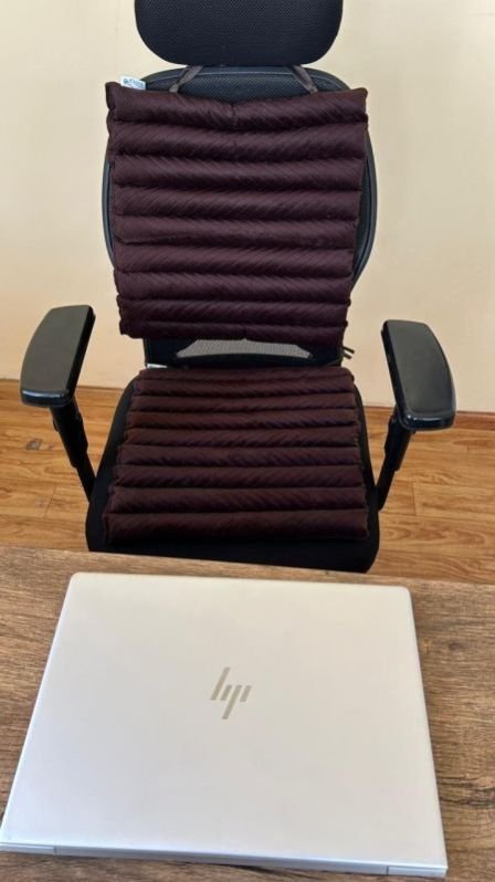 Coffee Color Tubular Chair Pad