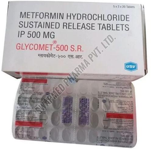 500mg Glycomet Tablets