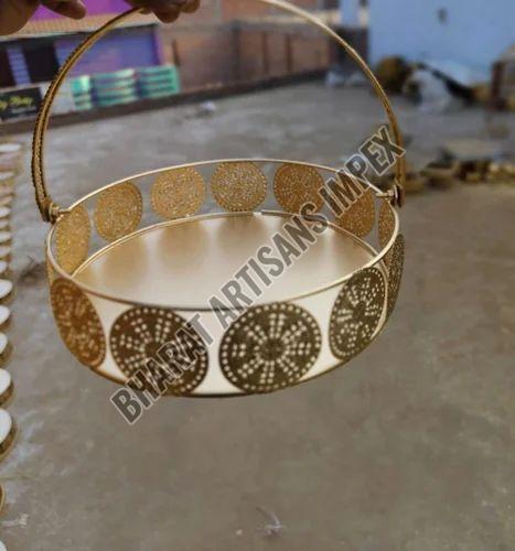 Gold Iron Metal Gifting Hamper