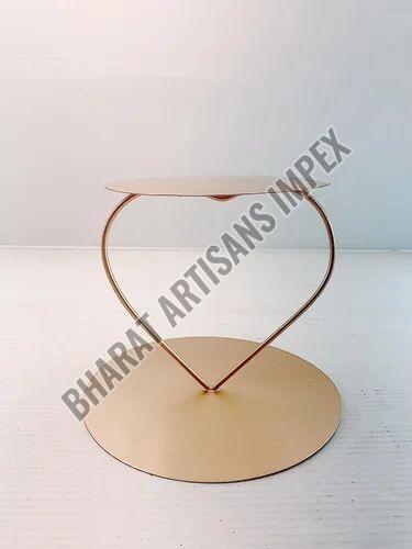 Golden Stainless Steel Fancy Cake Stand