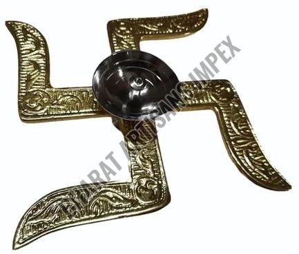 Pooja Designer Brass Swastik Diya