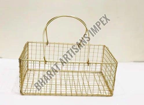 Rectangular Metal Wire Basket