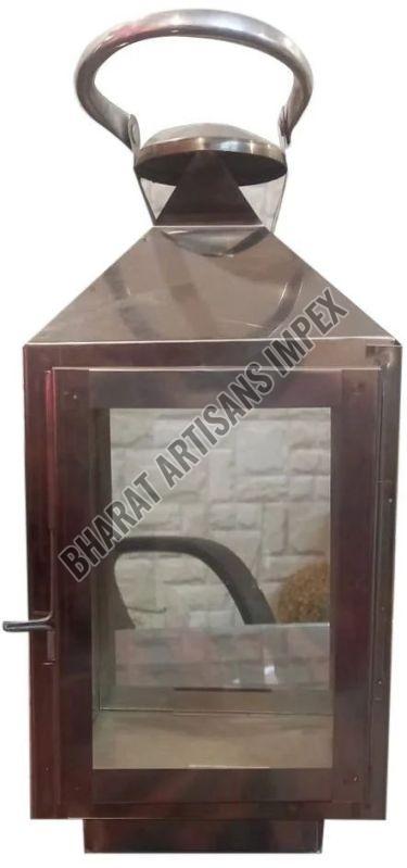 Stainless Steel Glass Hanging Lantern