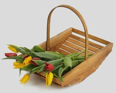 Wooden Baskets With Handle