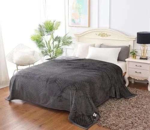 Plain Double Bed Blanket