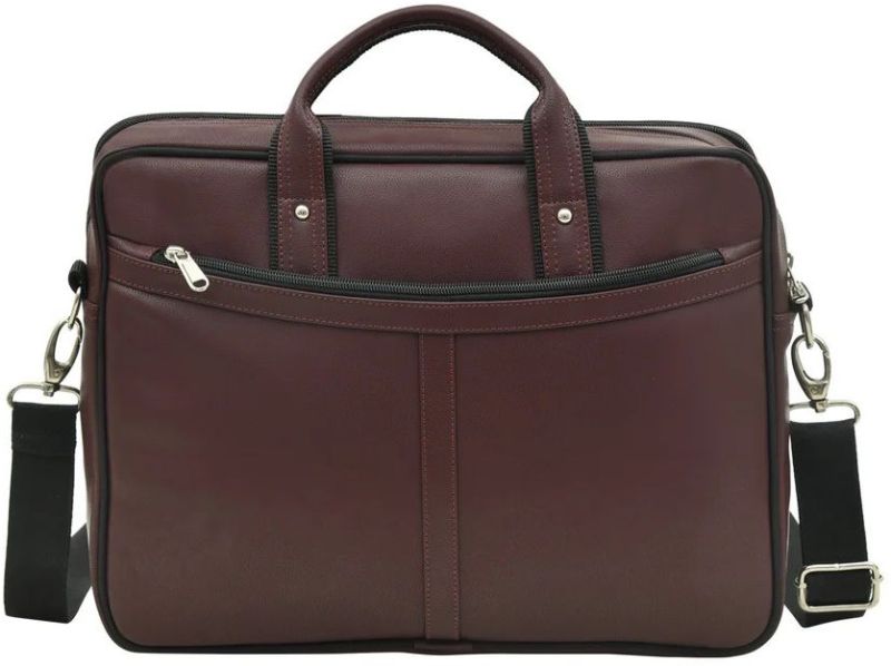 Cherry Leather Laptop Bag