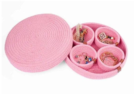 Jute Jewellery Organizer