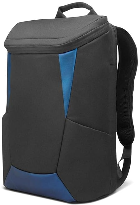 Black and Blue Polyester Lenovo Backpack Bag