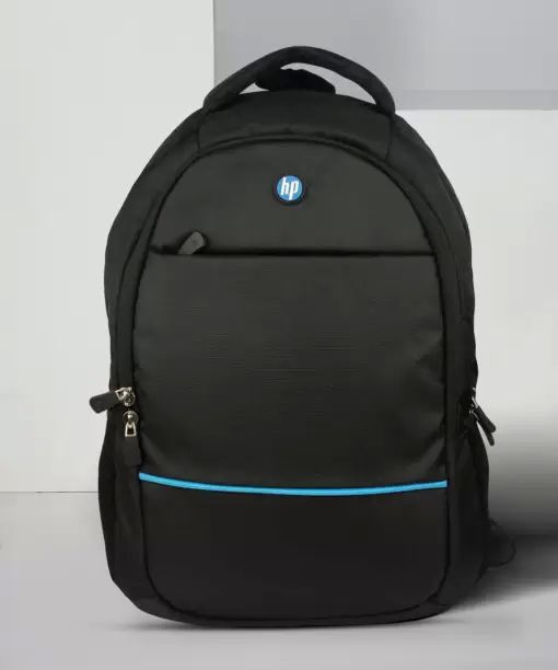 PVC Coated Fabric Black Backpack Bag