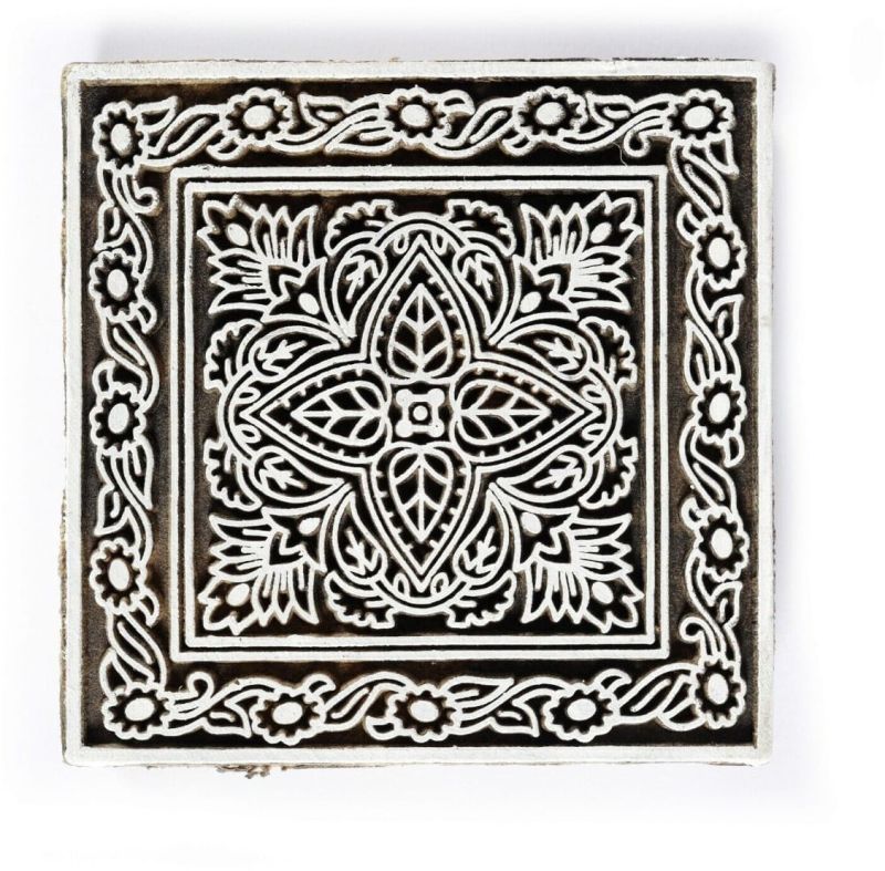 6x6 Inch Wooden Printing Blocks