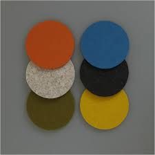 Felt coasters