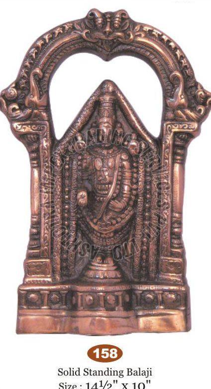 Brass Standing Balaji Statue