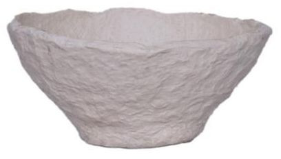 PMNB002 Paper Mache Natural Bowl