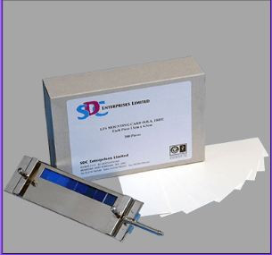 SDC Light Fastness Mounting Card