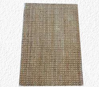 Natural Brown Jute Handspun Boucle Matting