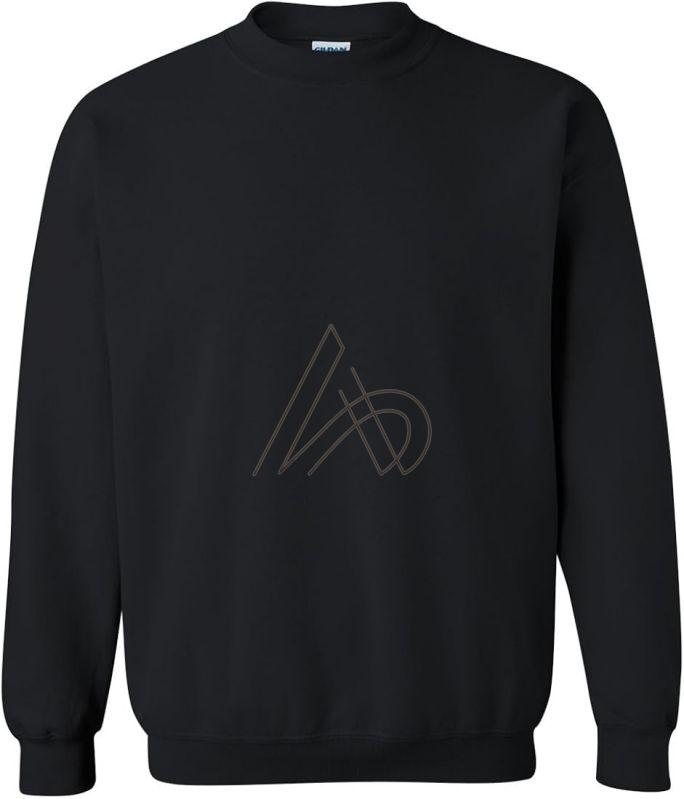 Mens Premium Cotton Black Sweatshirt