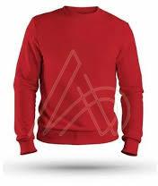 Mens Premium Cotton Red Sweatshirt