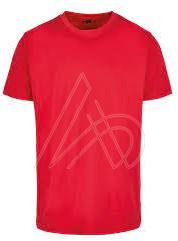 Mens Premium Dot Knit Red Round Neck T-Shirts