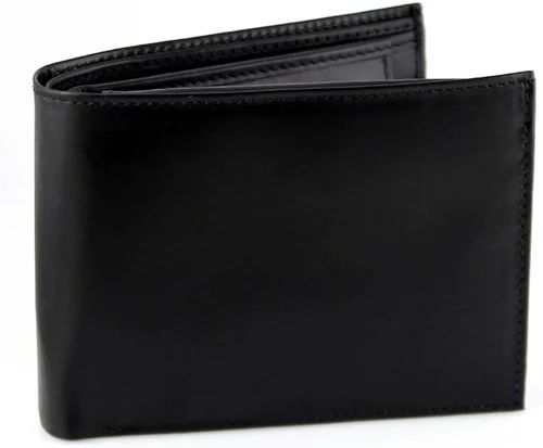 Bi Fold Mens Rexine Black Wallet