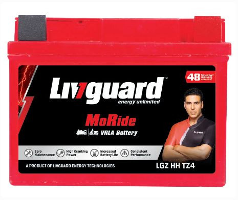 LGZ HH TX5 MoRide Livguard Two Wheeler Battery