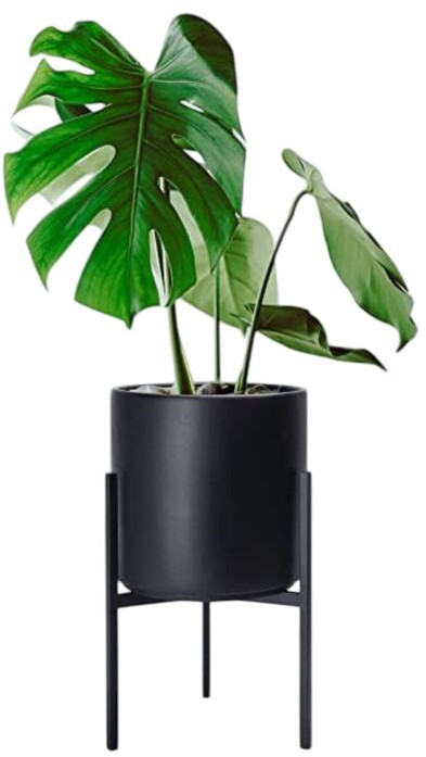 IR1003BK Iron Floor Planter