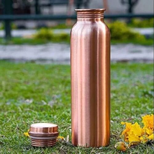 Plain Copper Water Bottle