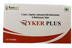 L-Lysin, L-Arginine, Antioxidant With Multivitamins and Multiminerals Tablet