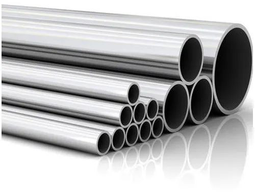 Silver Stainless Steel Pipe