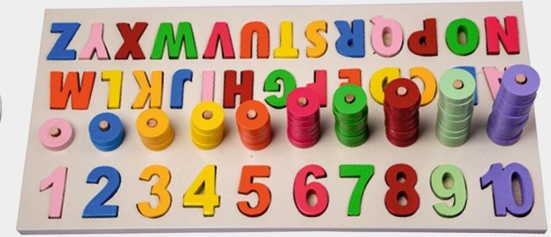 TE-78 Wooden Alphabets Shapes