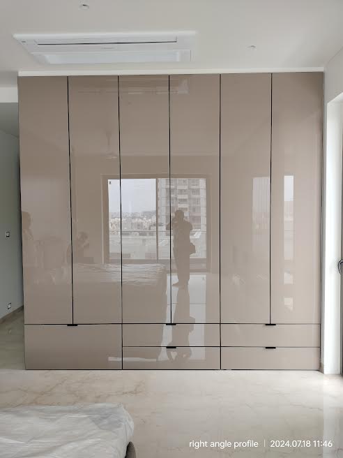 Openable Wardrobe Glass Shutters Profile