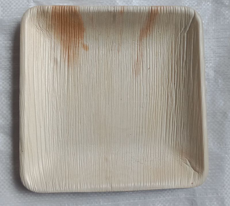 8 Inch Square Areca Leaf Plates