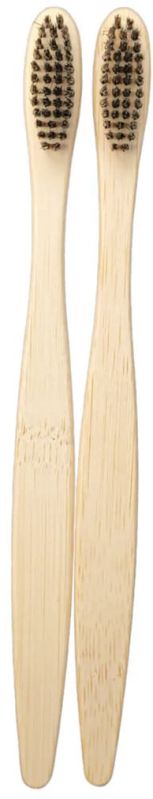 C Curve Charcoal Bamboo Toothbrush