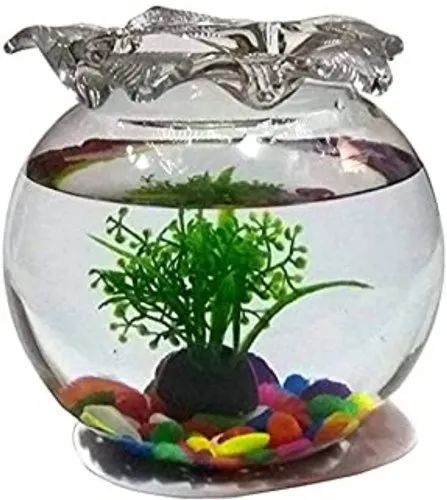 4 Inch Round Glass Fish Bowl