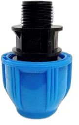 1/2 Inch PP Compression Male Threaded Adapter