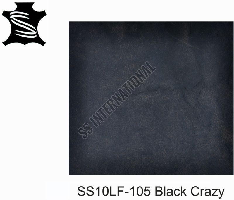 Balck Crazy Finished Leather