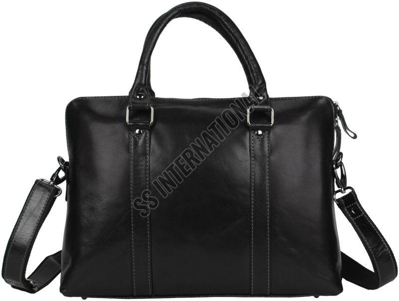 CL-116 BLK Leather Laptop Bags