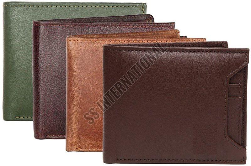 Mens Bi Fold Leather Wallet