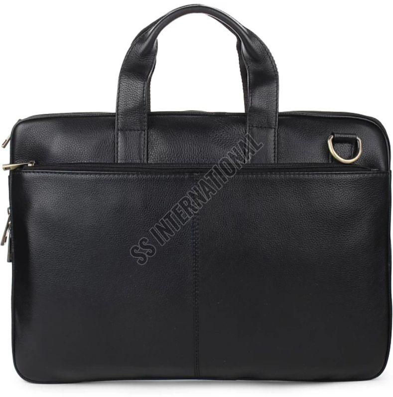 NL-106 BLK Leather Laptop Bags