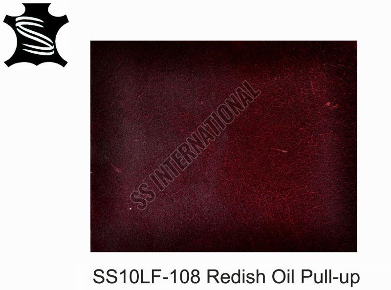 Redish Oil Pull Up Finished Leather