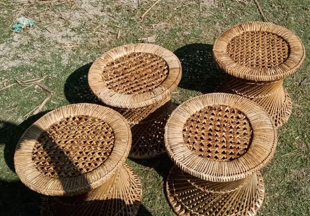 Bamboo Mudda Stool