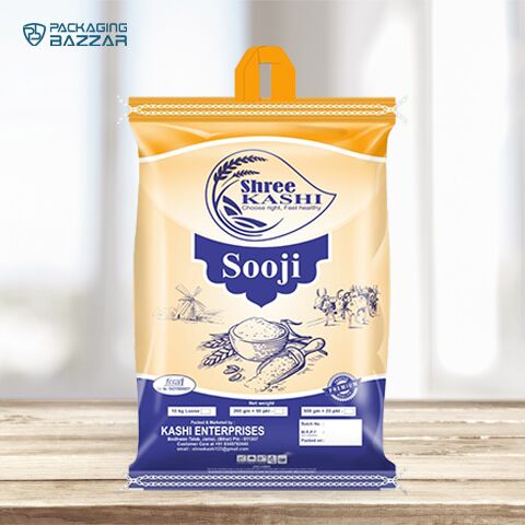 BOPP Loop Handle Sooji Packaging Bag