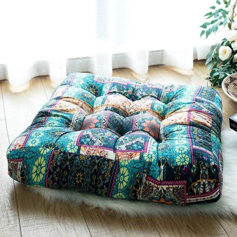 Linen Printed Floor Cushion