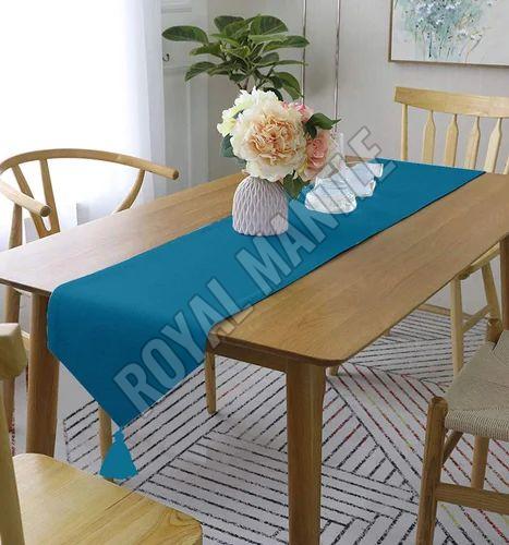 Plain Cotton Table Runner