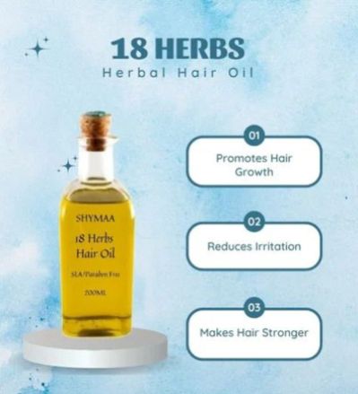 18 Herbs Hair Oil