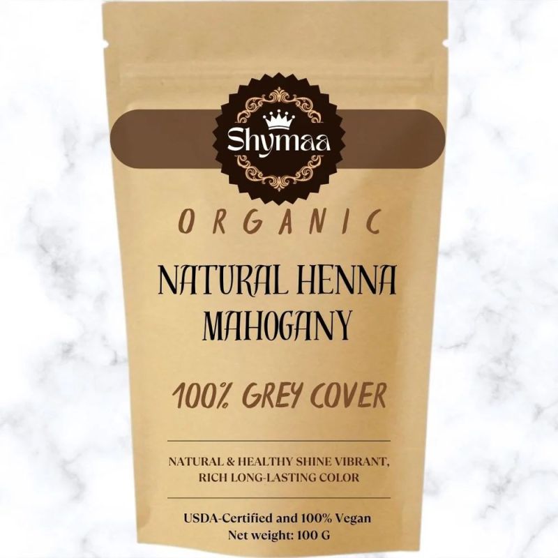 Organic Mahogany Henna Powder Hair Colors