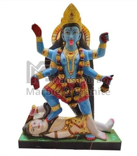 3.5 Feet Marble Kali Mata Statue