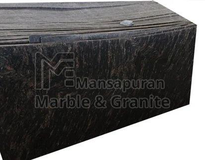 Polished Finish Black Marble Slab